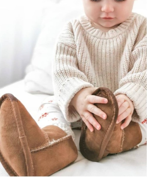 EMU Australia(エミューオーストラリア)の「Baby Bootie(ブーツ・キッズ・ベージュ/チョコ/ピンク/チャコールグレー/ライトピンク/ベビーピンク/ライトグレー・12-18MONTH/6-12MONTH/18-24MONTH/0-6MONTH)」の17枚目の写真