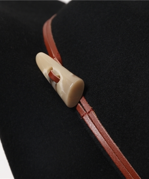 チャイハネ（チャイハネ）の「【チャイハネ】トグルボタンつば広ハット（ハット・レディース・ベージュ/ブラック・FREE）」の8枚目の写真