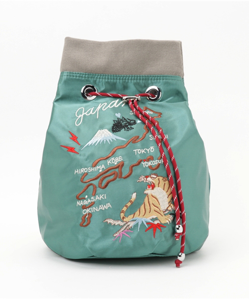 Casselini キャセリーニ の Casselini スカジャン刺繍リュック バックパック リュック Wear