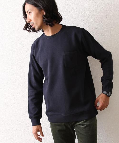 coen(コーエン)の「CVCスウェットポケ付きクルーネック(スウェット・メンズ・グレー/ネイビー/マスタード/ワインレッド・X-LARGE/MEDIUM/SMALL/LARGE)」の1枚目の写真