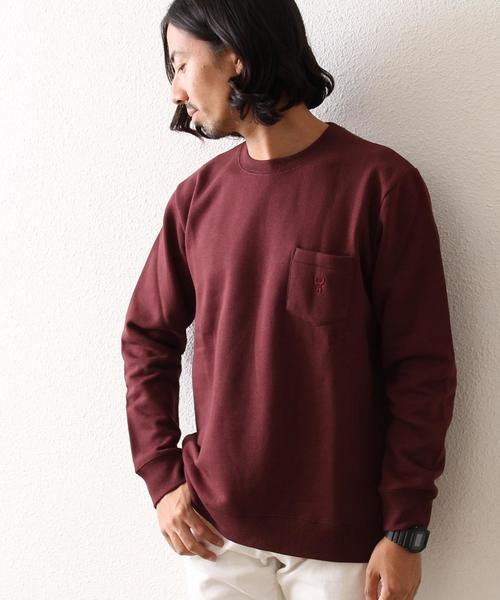 coen(コーエン)の「CVCスウェットポケ付きクルーネック(スウェット・メンズ・グレー/ネイビー/マスタード/ワインレッド・X-LARGE/MEDIUM/SMALL/LARGE)」の4枚目の写真