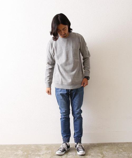 coen(コーエン)の「CVCスウェットポケ付きクルーネック(スウェット・メンズ・グレー/ネイビー/マスタード/ワインレッド・X-LARGE/MEDIUM/SMALL/LARGE)」の6枚目の写真