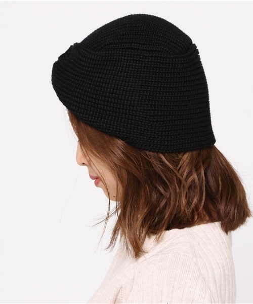 SLY（スライ）の「ALADDIN KNIT帽（キャップ・レディース・ワインレッド/ダークグリーン/ブラック・FREE）」の6枚目の写真