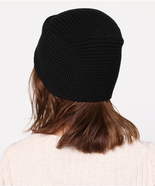 SLY（スライ）の「ALADDIN KNIT帽（キャップ・レディース・ワインレッド/ダークグリーン/ブラック・FREE）」の7枚目の写真