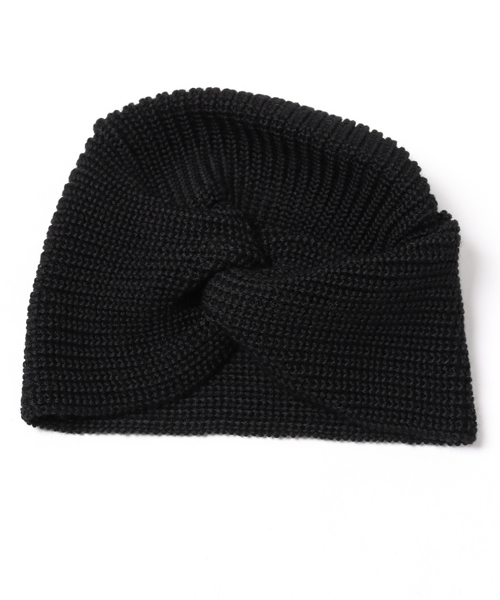 SLY（スライ）の「ALADDIN KNIT帽（キャップ・レディース・ワインレッド/ダークグリーン/ブラック・FREE）」の8枚目の写真