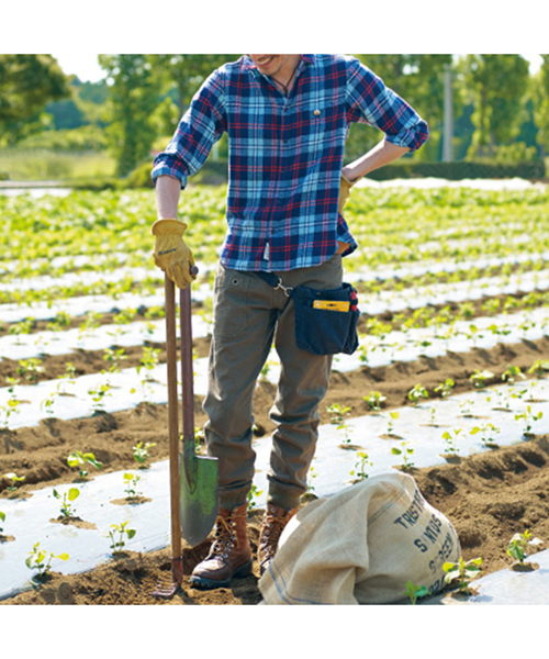 Sunny clouds（サニークラウズ）の「とっておきのサニークラウズ　庭師のウエストバッグ（ボディバッグ/ウエストポーチ・レディース・スミクロ・ONE SIZE）」の10枚目の写真