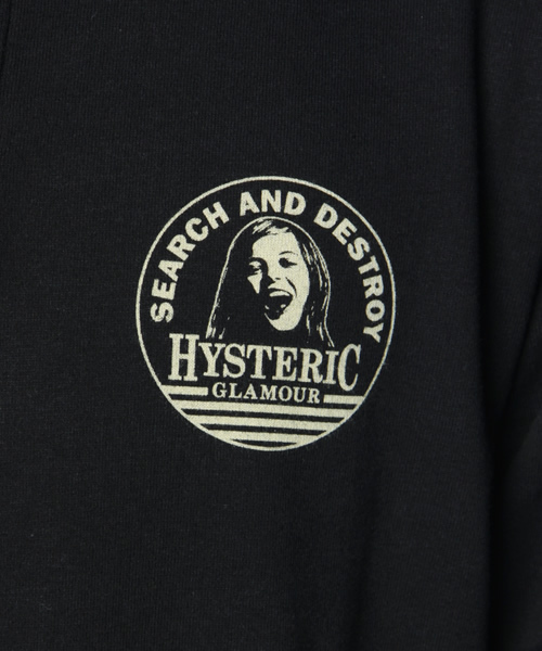 ヒステリックグラマー　ROCK ME BABY Hysteric Glamour Rock Me Baby Pin Up Logo Tee – SaolMortem
