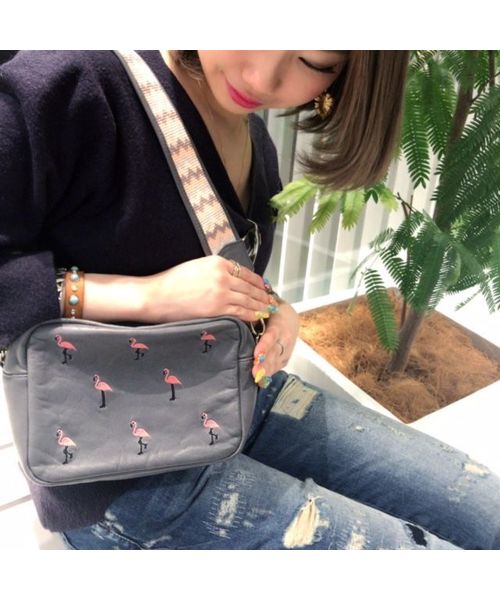 PAPILLONNER（パピヨネ）の「フラミンゴショルダー（ショルダーバッグ・レディース・グレー/ブルー・FREE）」の17枚目の写真