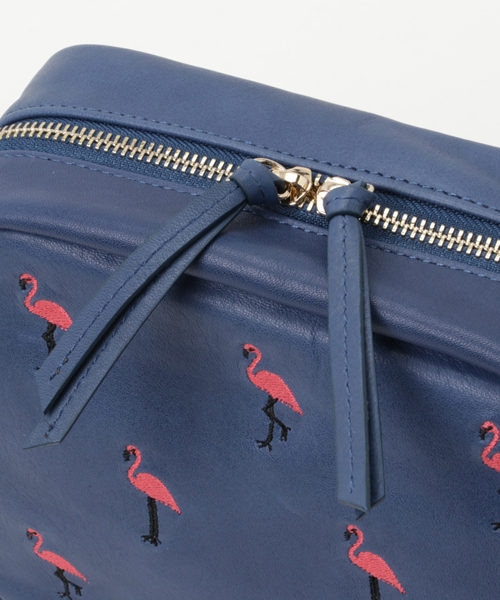 PAPILLONNER（パピヨネ）の「フラミンゴショルダー（ショルダーバッグ・レディース・グレー/ブルー・FREE）」の6枚目の写真