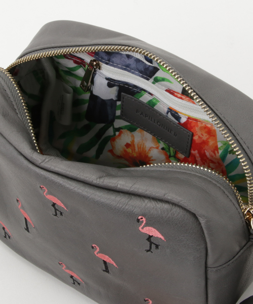 PAPILLONNER（パピヨネ）の「フラミンゴショルダー（ショルダーバッグ・レディース・グレー/ブルー・FREE）」の14枚目の写真