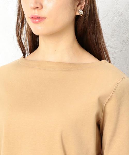 green label relaxing（グリーンレーベルリラクシング）の「■■■CF ポンチ フロントリボン PO カットソー ◆（Tシャツ/カットソー・レディース・オフホワイト/ブラック/ベージュ・FREE）」の12枚目の写真