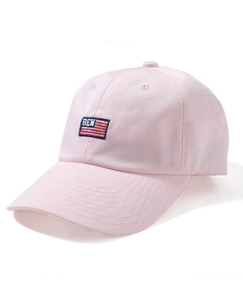 BEN DAVIS ORIGINALS（ベンデイビスオリジナルス）の「《BEN DAVIS》 LOW CAP AMERICAN FLAG EMBROIDERY（キャップ・メンズ・ホワイト/ネイビー/ベージュ/ブラック/ライトピンク・FREE）」の5枚目の写真