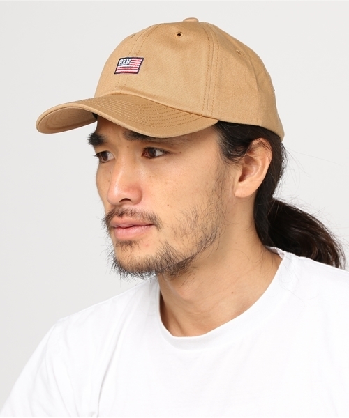 BEN DAVIS ORIGINALS（ベンデイビスオリジナルス）の「《BEN DAVIS》 LOW CAP AMERICAN FLAG EMBROIDERY（キャップ・メンズ・ホワイト/ネイビー/ベージュ/ブラック/ライトピンク・FREE）」の13枚目の写真