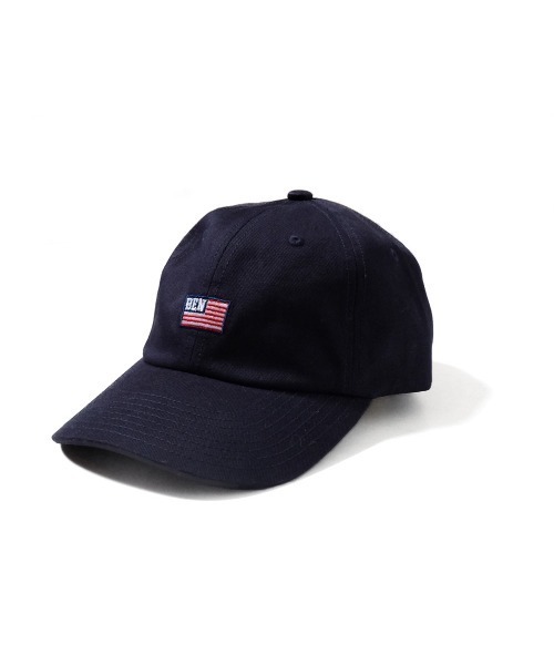 BEN DAVIS ORIGINALS（ベンデイビスオリジナルス）の「《BEN DAVIS》 LOW CAP AMERICAN FLAG EMBROIDERY（キャップ・メンズ・ホワイト/ネイビー/ベージュ/ブラック/ライトピンク・FREE）」の20枚目の写真