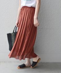 liflattie ships | liflattie ships:ワッシャー ロング スカート ◇(スカート)