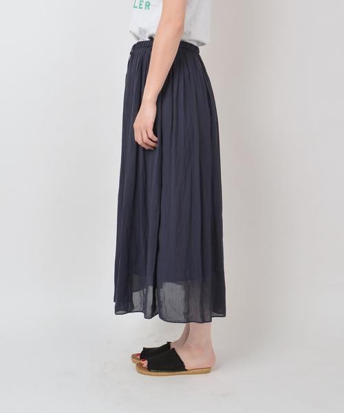 liflattie ships（リフラティ シップス）の「liflattie ships:ワッシャー ロング スカート ◇（スカート・レディース・レッド/ネイビー・SMALL/MEDIUM）」の4枚目の写真