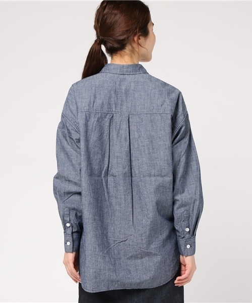 SEAGREEN（シーグリーン）の「seagreen(シーグリーン）（シャツ/ブラウス・レディース・ネイビー/ブルー・1/2）」の5枚目の写真