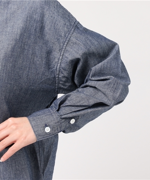 SEAGREEN（シーグリーン）の「seagreen(シーグリーン）（シャツ/ブラウス・レディース・ネイビー/ブルー・1/2）」の7枚目の写真