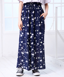 one after another NICE CLAUP | コルセットアソート柄ワイドパンツ(その他パンツ)