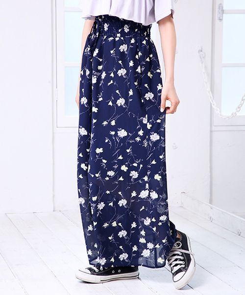 one after another NICE CLAUP（ワンアフターアナザーナイスクラップ）の「コルセットアソート柄ワイドパンツ（その他パンツ・レディース・ブラック系その他/ブラック/グリーン系その他/ブルー系その他・FREE）」の21枚目の写真