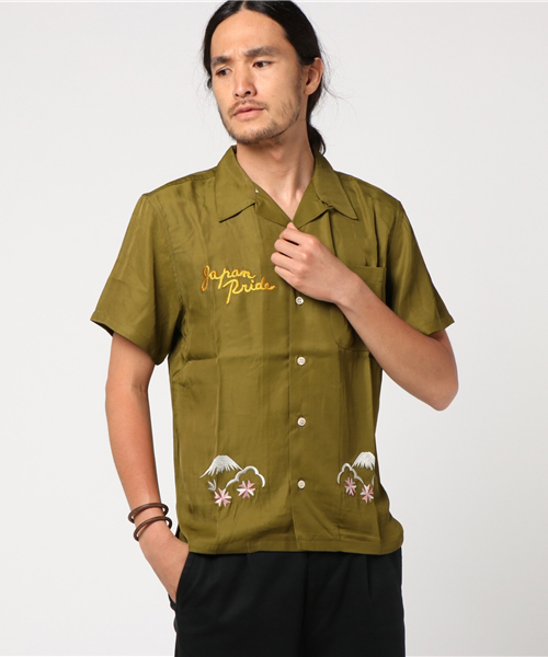 エルビスさん用 CALEE キャリー 開襟シャツ フェザー 総柄 000000113658-01-xl.jpg?t=