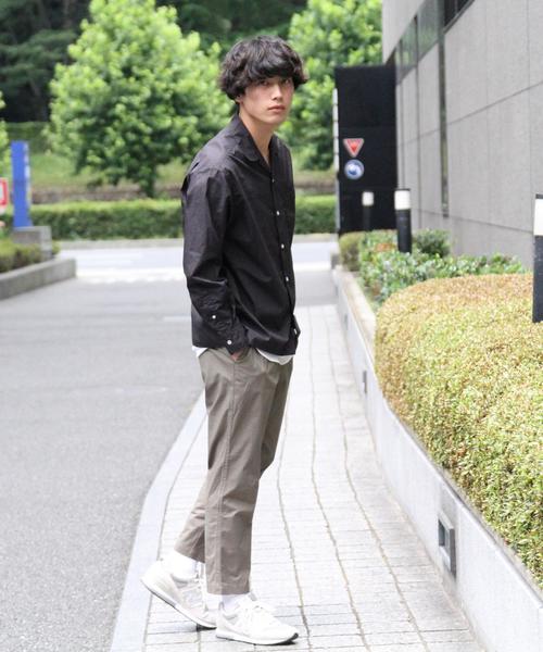 coen（コーエン）の「タイプライターロングスリーブオープンカラーシャツ（シャツ/ブラウス・メンズ・ライトピンク/オリーブ/ブラック・SMALL/MEDIUM/LARGE）」の20枚目の写真