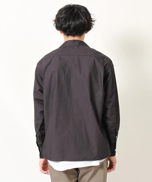 coen（コーエン）の「タイプライターロングスリーブオープンカラーシャツ（シャツ/ブラウス・メンズ・ライトピンク/オリーブ/ブラック・SMALL/MEDIUM/LARGE）」の13枚目の写真