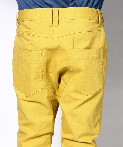 WEGO（ウィゴー）の「ストレッチツイルサルエルスキニーパンツ（チノパンツ・メンズ・ブラック/ターコイズブルー/マスタード/レッド/ブラウン・MEDIUM/LARGE）」の9枚目の写真