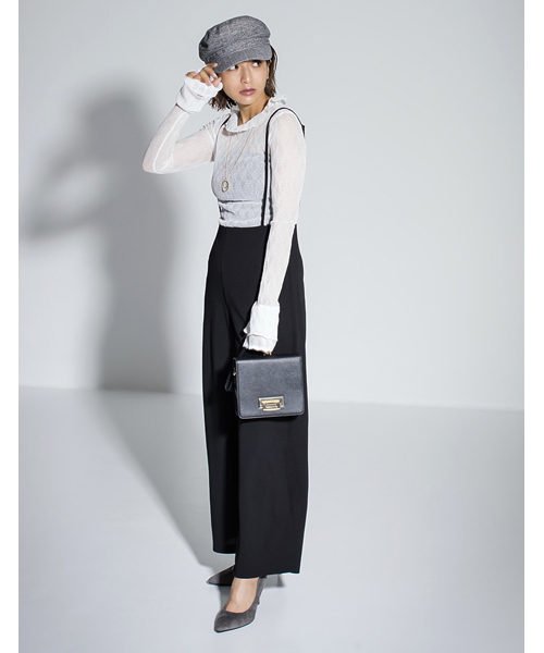 Re:EDIT（リエディ）の「7cmヒールポインテッドトゥパンプス（パンプス・レディース・ベージュ/ネイビー/グレー/ブラック系その他/レッド/ピンク/キャメル/ブラウン/ブルーグリーン/ブラック・XX-SMALL/SMALL/X-SMALL/XX-LARGE/LARGE/MEDIUM/X-LARGE/XXX-LARGE）」の21枚目の写真