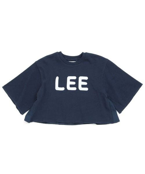apres les cours（アプレレクール）の「LEE 後布帛ギャザートレーナー（スウェット・キッズ・ネイビー/グレー/レッド・100/110/120/130/140/80/90）」の2枚目の写真