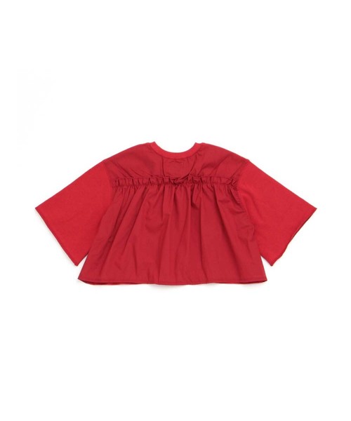 apres les cours（アプレレクール）の「LEE 後布帛ギャザートレーナー（スウェット・キッズ・ネイビー/グレー/レッド・100/110/120/130/140/80/90）」の14枚目の写真