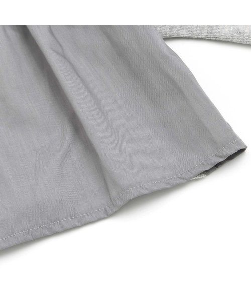 apres les cours（アプレレクール）の「LEE 後布帛ギャザートレーナー（スウェット・キッズ・ネイビー/グレー/レッド・100/110/120/130/140/80/90）」の8枚目の写真