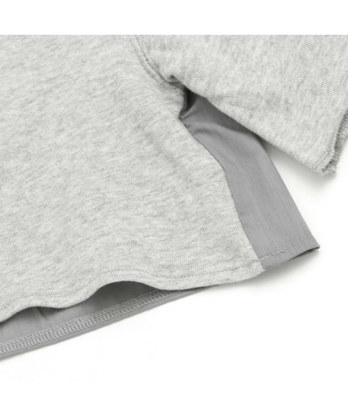 apres les cours（アプレレクール）の「LEE 後布帛ギャザートレーナー（スウェット・キッズ・ネイビー/グレー/レッド・100/110/120/130/140/80/90）」の12枚目の写真