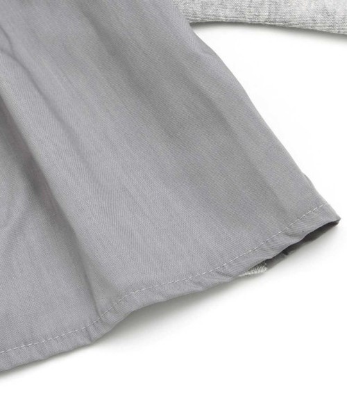 apres les cours（アプレレクール）の「LEE 後布帛ギャザートレーナー（スウェット・キッズ・ネイビー/グレー/レッド・100/110/120/130/140/80/90）」の22枚目の写真