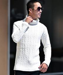 JOKER | ケーブル編みタートルネックニット(ニット/セーター)