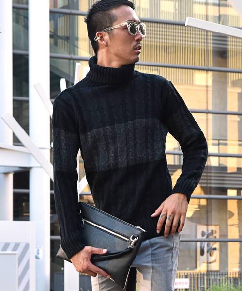 JOKER�i�W���[�J�[�j�́u�P�[�u���҂݃^�[�g���l�b�N�j�b�g�i�j�b�g/�Z�[�^�[�j�v�b�u���b�N�n���̑�4