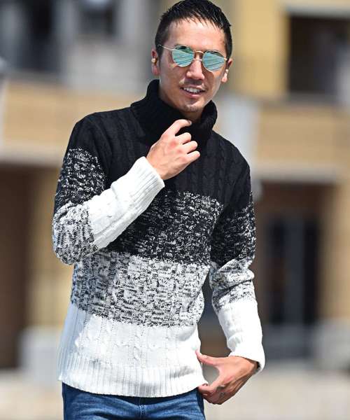 JOKER�i�W���[�J�[�j�́u�P�[�u���҂݃^�[�g���l�b�N�j�b�g�i�j�b�g/�Z�[�^�[�j�v�b�u���b�N�n���̑�5