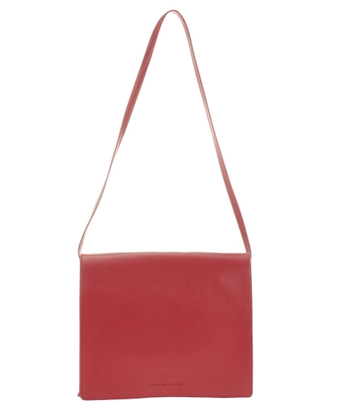 merry jenny（メリージェニー）の「シンプルフェイクレザーポシェット（ハンドバッグ・レディース・ブラック/レッド/グリーン・FREE）」の6枚目の写真