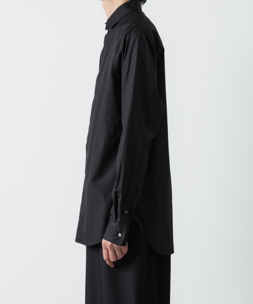 ato(アトウ)の「100/2 BROADCLOTH SHORT POINT COLLAR SHIRT(シャツ/ブラウス・メンズ・ブラック/ホワイト・44/46/48)」の11枚目の写真