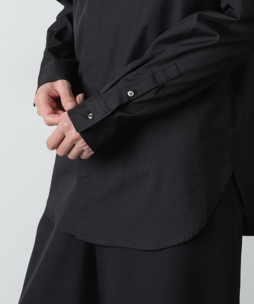 ato(アトウ)の「100/2 BROADCLOTH SHORT POINT COLLAR SHIRT(シャツ/ブラウス・メンズ・ブラック/ホワイト・44/46/48)」の15枚目の写真