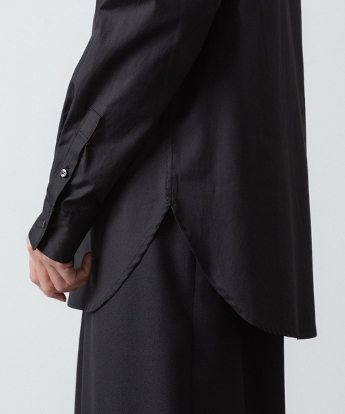 ato(アトウ)の「100/2 BROADCLOTH SHORT POINT COLLAR SHIRT(シャツ/ブラウス・メンズ・ブラック/ホワイト・44/46/48)」の16枚目の写真