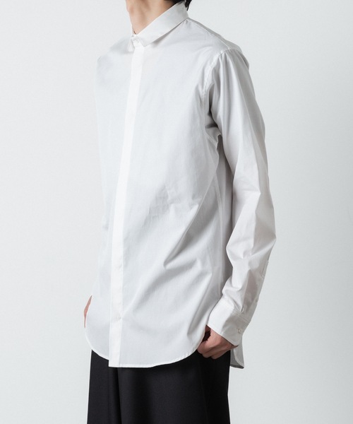 ato(アトウ)の「100/2 BROADCLOTH SHORT POINT COLLAR SHIRT(シャツ/ブラウス・メンズ・ブラック/ホワイト・44/46/48)」の22枚目の写真