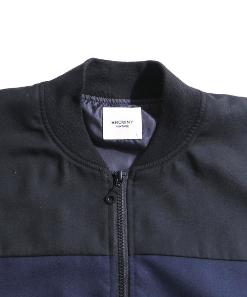 WEGO（ウィゴー）の「WEGO/カラー切替えZIPブルゾン（ブルゾン・メンズ・パープル/レッド/グリーン・LARGE/MEDIUM）」の7枚目の写真