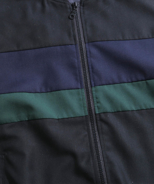 WEGO（ウィゴー）の「WEGO/カラー切替えZIPブルゾン（ブルゾン・メンズ・パープル/レッド/グリーン・LARGE/MEDIUM）」の5枚目の写真