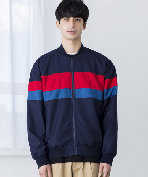 WEGO（ウィゴー）の「WEGO/カラー切替えZIPブルゾン（ブルゾン・メンズ・パープル/レッド/グリーン・LARGE/MEDIUM）」の16枚目の写真