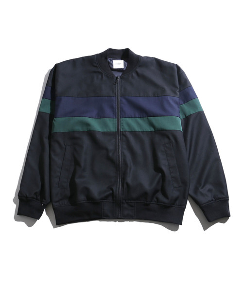 WEGO（ウィゴー）の「WEGO/カラー切替えZIPブルゾン（ブルゾン・メンズ・パープル/レッド/グリーン・LARGE/MEDIUM）」の13枚目の写真