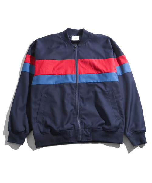 WEGO（ウィゴー）の「WEGO/カラー切替えZIPブルゾン（ブルゾン・メンズ・パープル/レッド/グリーン・LARGE/MEDIUM）」の11枚目の写真