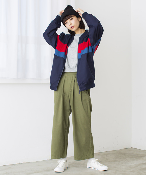 WEGO（ウィゴー）の「WEGO/カラー切替えZIPブルゾン（ブルゾン・メンズ・パープル/レッド/グリーン・LARGE/MEDIUM）」の19枚目の写真