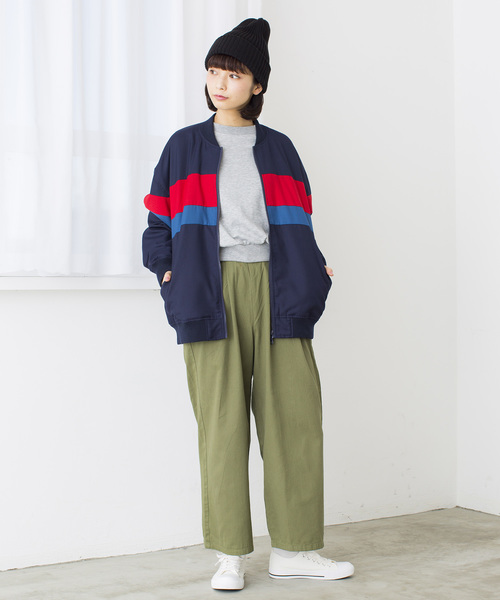 WEGO（ウィゴー）の「WEGO/カラー切替えZIPブルゾン（ブルゾン・メンズ・パープル/レッド/グリーン・LARGE/MEDIUM）」の18枚目の写真