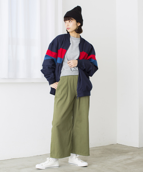 WEGO（ウィゴー）の「WEGO/カラー切替えZIPブルゾン（ブルゾン・メンズ・パープル/レッド/グリーン・LARGE/MEDIUM）」の17枚目の写真